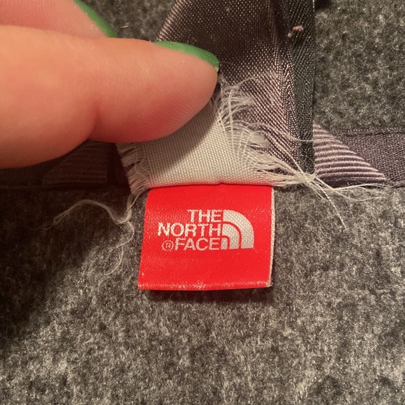 The North Face Charcoal Grey Fleece Zip Up Jacket - Picture 6 of 6